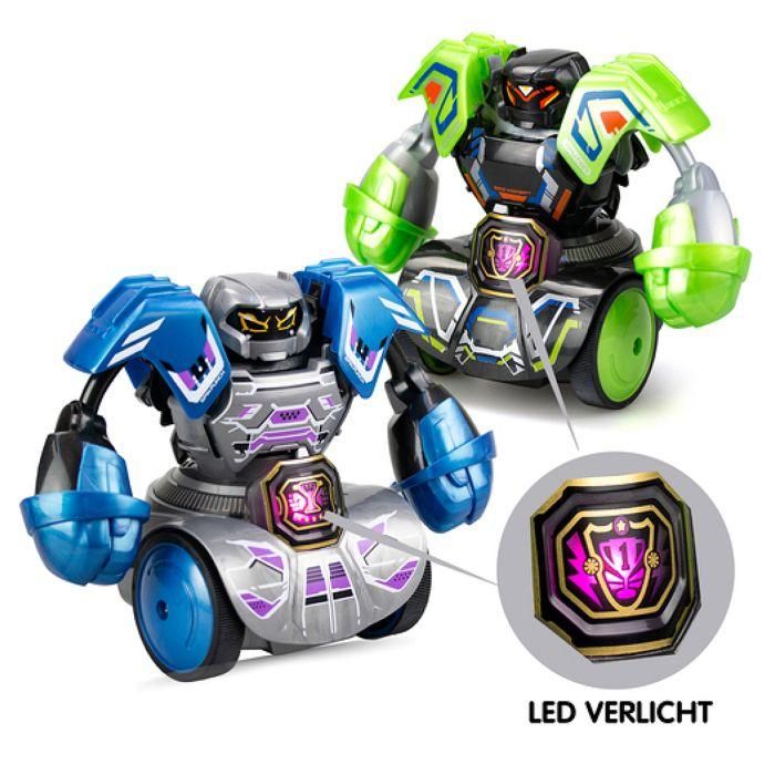 Robot de combate - SILVERLIT - Kombat Tornado - Capacidad de destrucción - Ataque de 360° - Conjunto de 2 robots 1 Robot de combate - SILVERLIT - Kombat Tornado - Capacidad de destrucción - Ataque de 360° - Conjunto de 2 robots 1