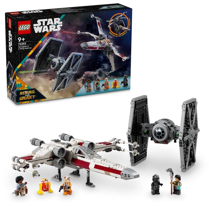 LEGO Star Wars 75393 Caza TIE y Combinador X-Wing - Modelo para construir