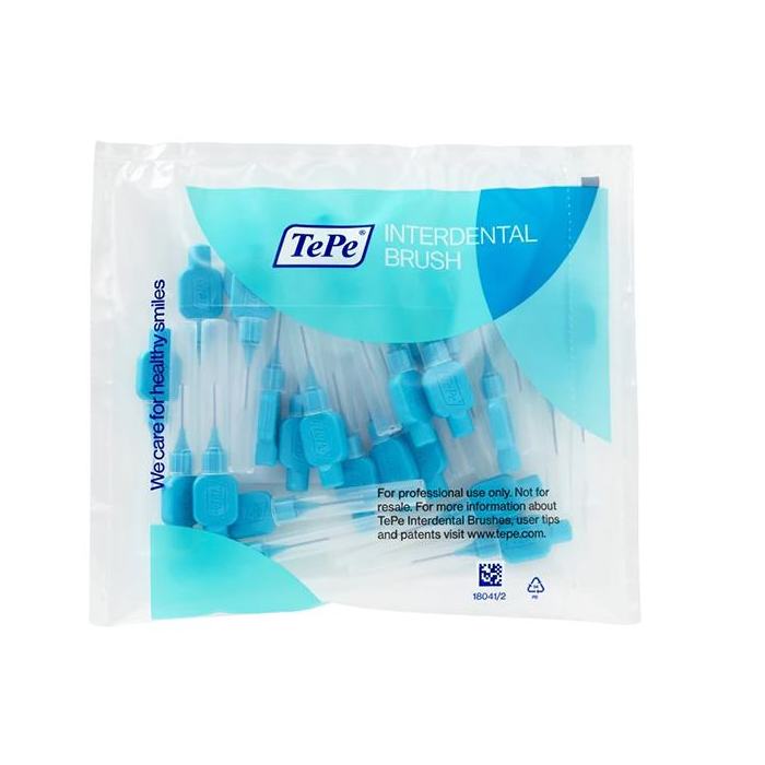 Tepe Extra Soft Interdental Brushes 0,6 mm Blue 25 Piezas