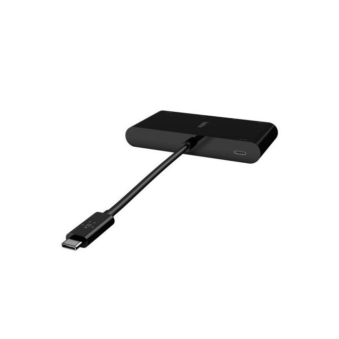 Belkin Avc004Btbk Adaptador USB-C a USB-A 3.0 Ethernet VGA HDMI 4K + Carga 100W Negro 6