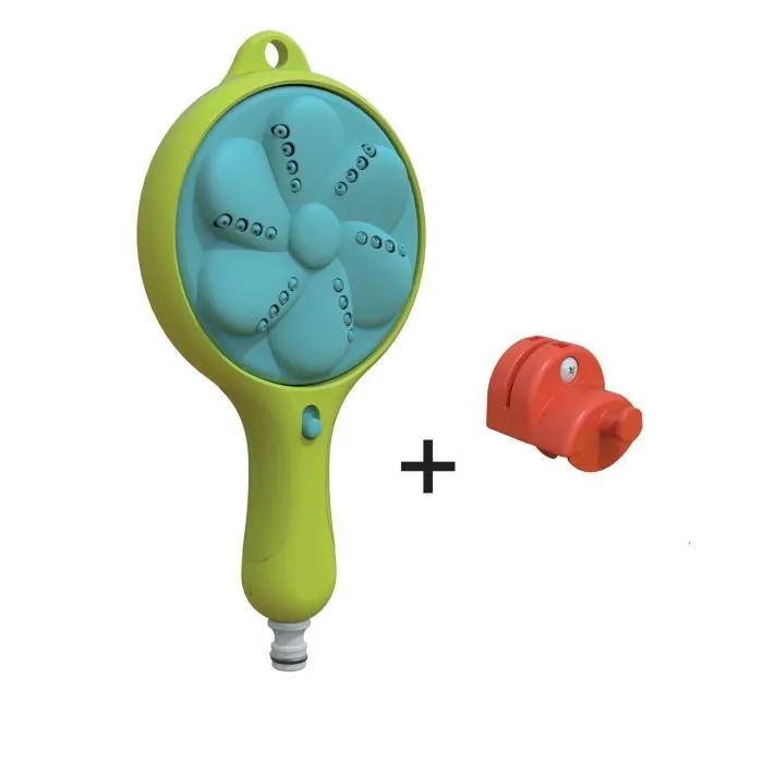 Smoby Ducha de mano 3 en 1 compatible con hogares Smoby, ajustable, para jardín 4