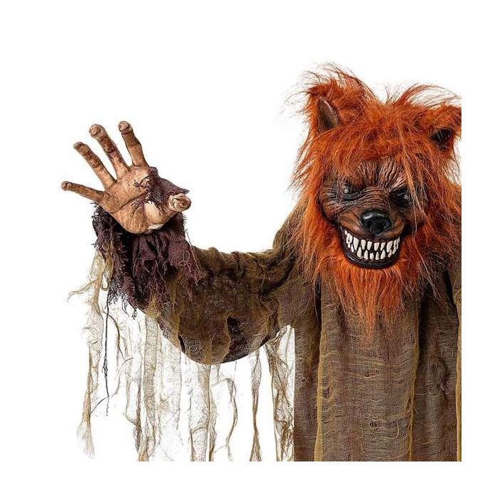 Hombre lobo animado talla 100 x 20 x 160 cm 2 Hombre lobo animado talla 100 x 20 x 160 cm 2