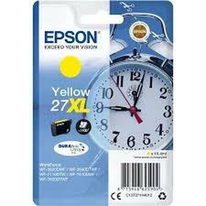 Cartucho de Tinta Compatible Epson WF-3000 7000 - Nº27XL Amarillo (10 Unidades) 1