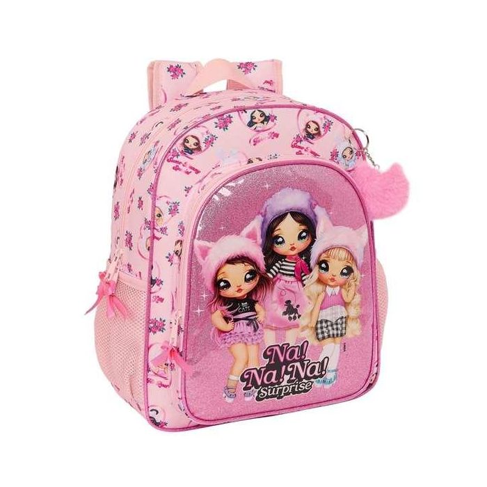 Mochila Escolar Na!Na!Na! Surprise Fabulous Rosa 32 X 38 X 12 cm Mochila Escolar Na!Na!Na! Surprise Fabulous Rosa 32 X 38 X 12 cm