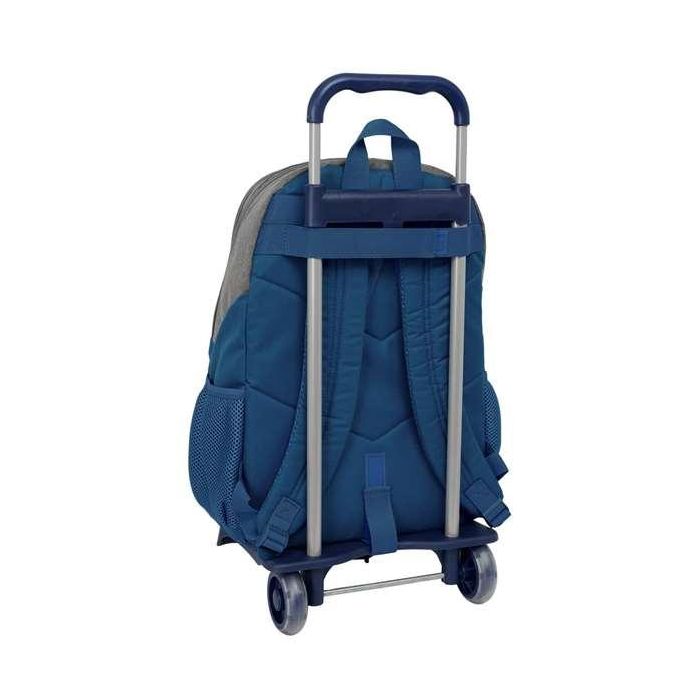 Mochila Escolar con Ruedas Munich Street Azul Gris 32 x 44 x 16 cm 1
