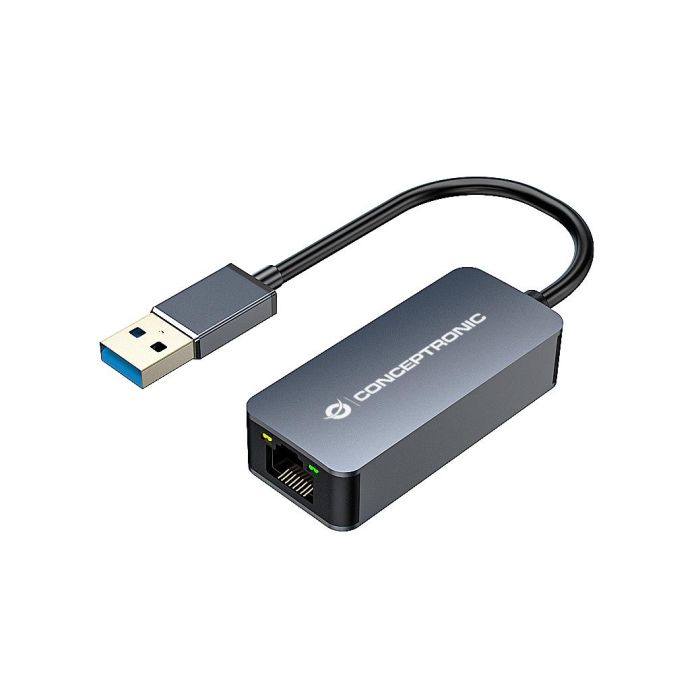 Conceptronic Adaptador USB-A 3.0 a RJ45 2.5Gb Wake-on-Lan Compatible Nintendo Switch Conceptronic Adaptador USB-A 3.0 a RJ45 2.5Gb Wake-on-Lan Compatible Nintendo Switch