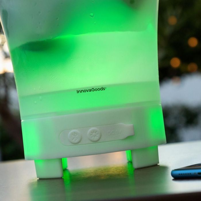 Cubitera LED con Altavoz Recargable Sonice InnovaGoods 6