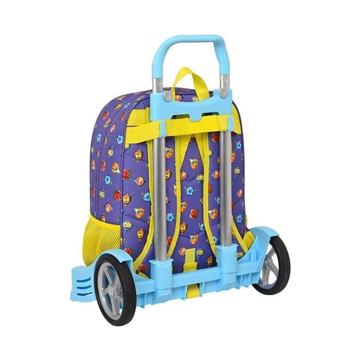 Mochila Escolar con Ruedas SuperThings Guardians of Kazoom Morado Amarillo (32 x 42 x 14 cm) 4 Mochila Escolar con Ruedas SuperThings Guardians of Kazoom Morado Amarillo (32 x 42 x 14 cm) 4