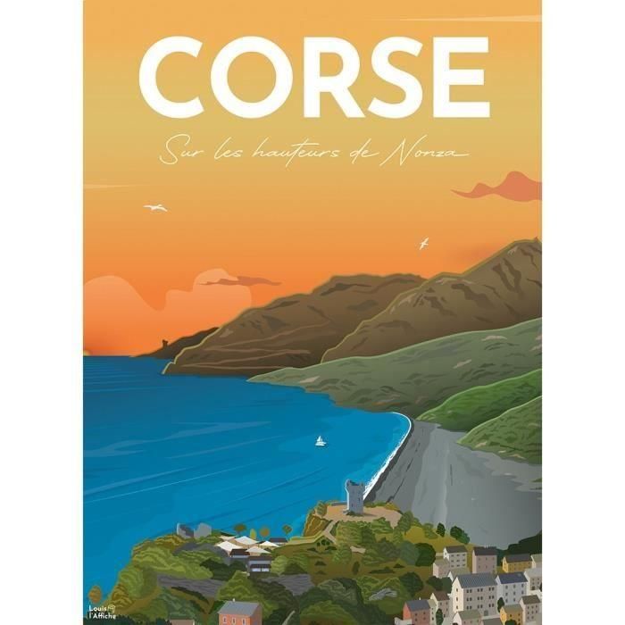 Nathan RAV12000985 - Puzzle de 500 Piezas con Póster de Córcega, Alta Calidad, Ideal para Adultos y Niños a partir de 10 Años