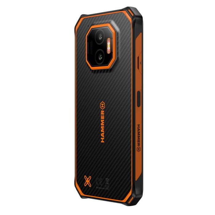 Hammer Energy X2 5G - Smartphone Todoterreno Rugerizado, 8+256GB, IP69/MIL-STD-810H, Pantalla 6.1" IPS, Cámara 50MP, Batería 5000 mAh, Negro-Naranja Hammer Energy X2 5G - Smartphone Todoterreno Rugerizado, 8+256GB, IP69/MIL-STD-810H, Pantalla 6.1" IPS, Cámara 50MP, Batería 5000 mAh, Negro-Naranja