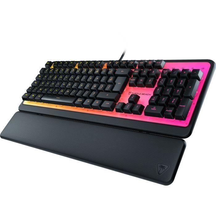 Teclado para juegos - Turtle Beach Magma - Membrana RGB - Negro, teclas silenciosas, AIMO RGB 1 Teclado para juegos - Turtle Beach Magma - Membrana RGB - Negro, teclas silenciosas, AIMO RGB 1