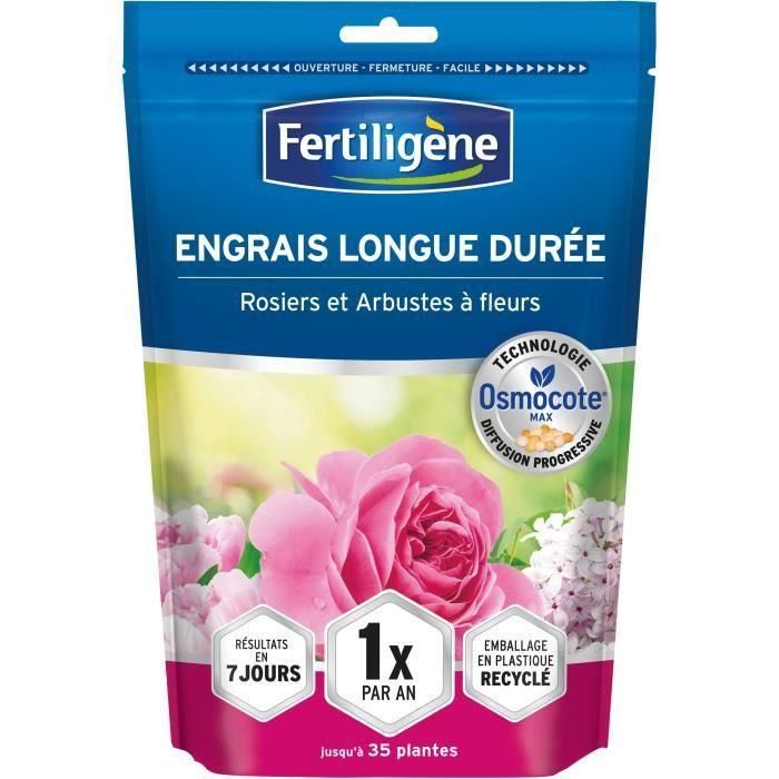 FERTILIGENO - Osmocote max Fertilizante de larga duración para Rosas y Arbustos en Flor 700g