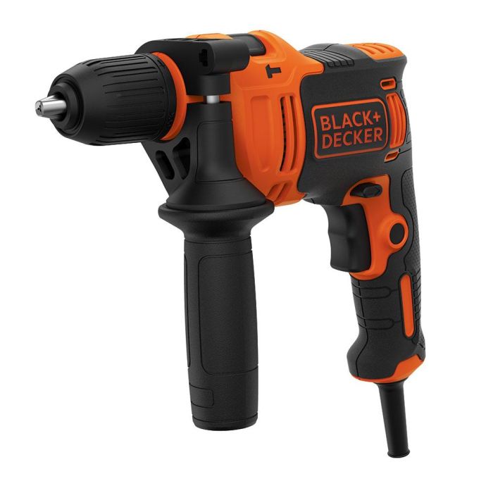 Black+Decker Taladro percutor 710W BEH710K-QS con empuñadura lateral, maletín y brocas 0 Black+Decker Taladro percutor 710W BEH710K-QS con empuñadura lateral, maletín y brocas 0