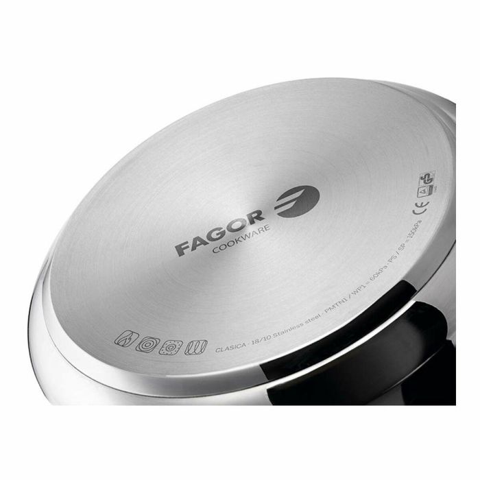 Olla Express Fagor CLASICA 4L Acero 11