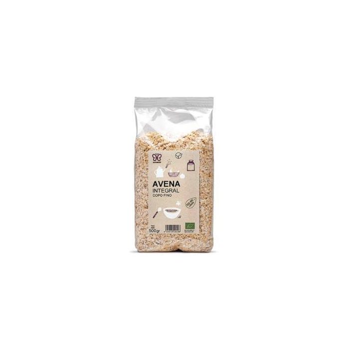 NATURCID Copos de Avena Mini Integrales 500g Ecológicos - Alto en Fibra y Vitaminas