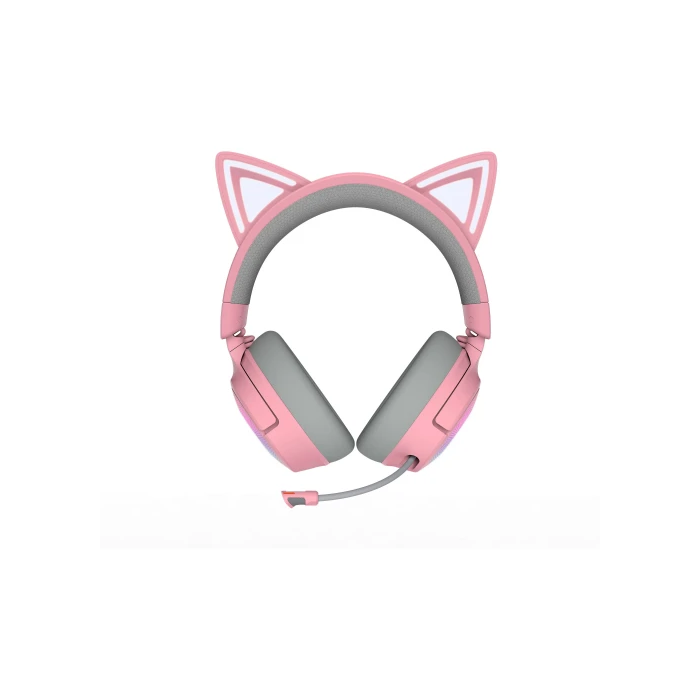Razer Kraken Kitty V3 Pro Quartz RZ04-05170200-R3M1 Auriculares Gaming Diadema Bluetooth USB-C con Micrófono y RGB Chroma 1 Razer Kraken Kitty V3 Pro Quartz RZ04-05170200-R3M1 Auriculares Gaming Diadema Bluetooth USB-C con Micrófono y RGB Chroma 1