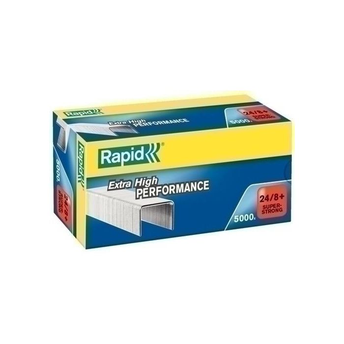 Rapid Grapas 24-8+ Súper Strong Galvanizada Caja De 5000
