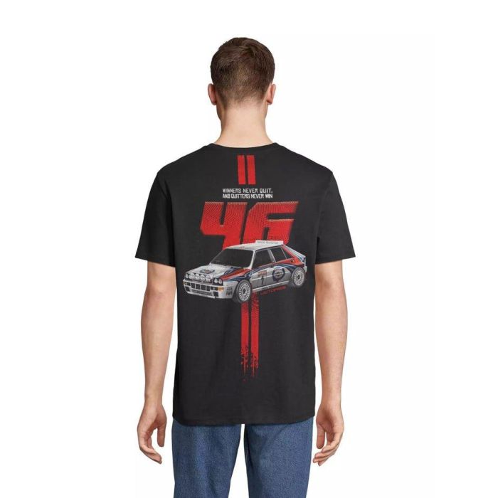 Camiseta de Manga Corta Hombre RADIKAL WINNERS NEVER QUIT Negro XXL