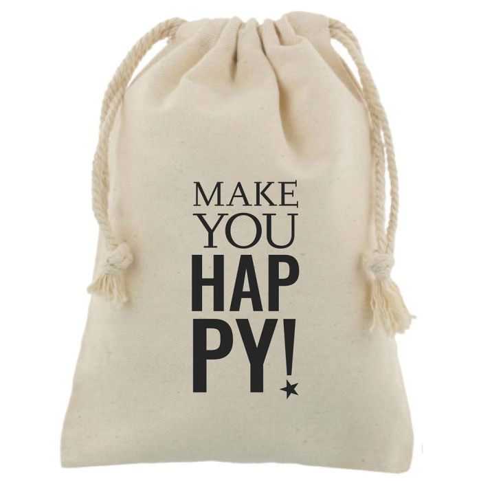 Party Time Bolsa Party Time 23x34 cm Bolsa de Algodón Reutilizable Ecológica con Cierre de Cuerda para Regalos 4