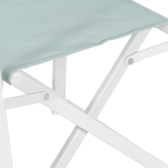 Silla Director Verde-Blanco 56 X 53 X 84 cm