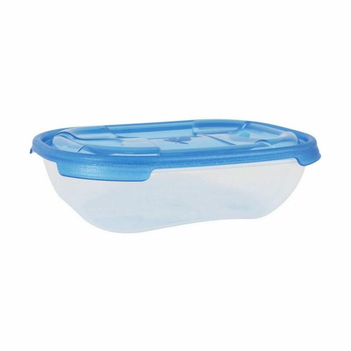 Set de Fiambreras Tontarelli Nuvola 500 ml Azul Rectangular 4 Piezas (12 Unidades) 1