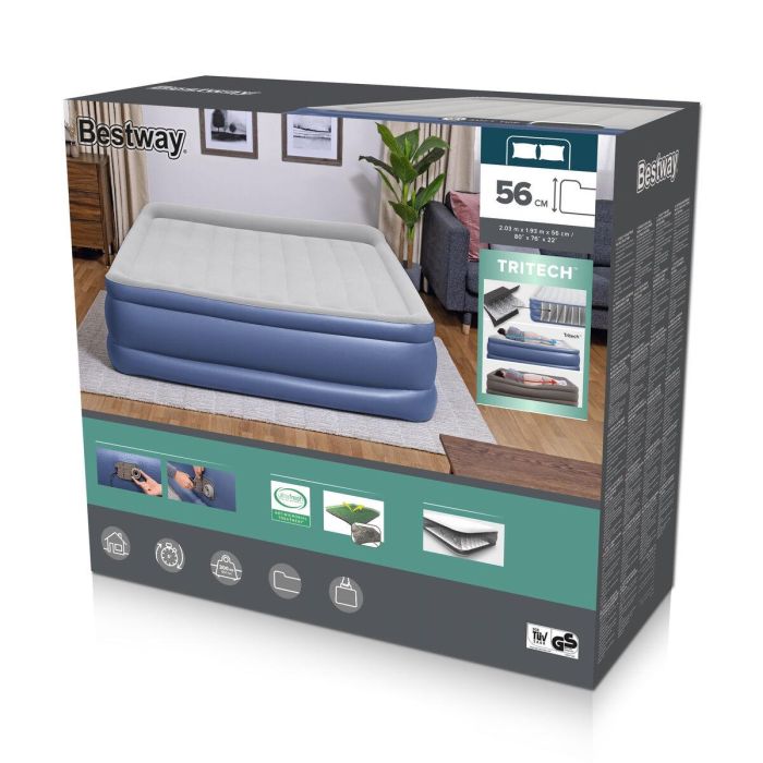 Bestway Cama Doble con Motor 203x193x56 cm Hinchable y Camping 67692 10 Bestway Cama Doble con Motor 203x193x56 cm Hinchable y Camping 67692 10
