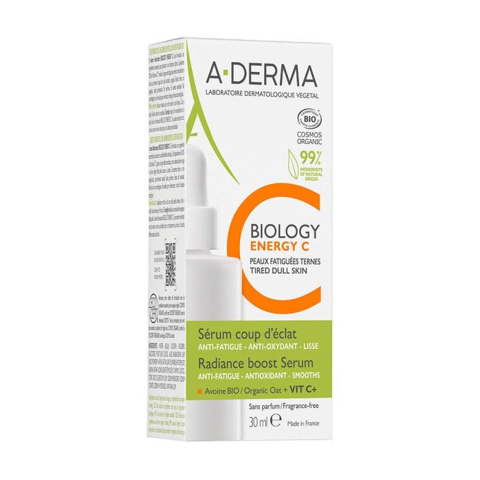 A-derma Biology Vitamin C Sr Serum Vitamina C Antioxidante Iluminador 30ml