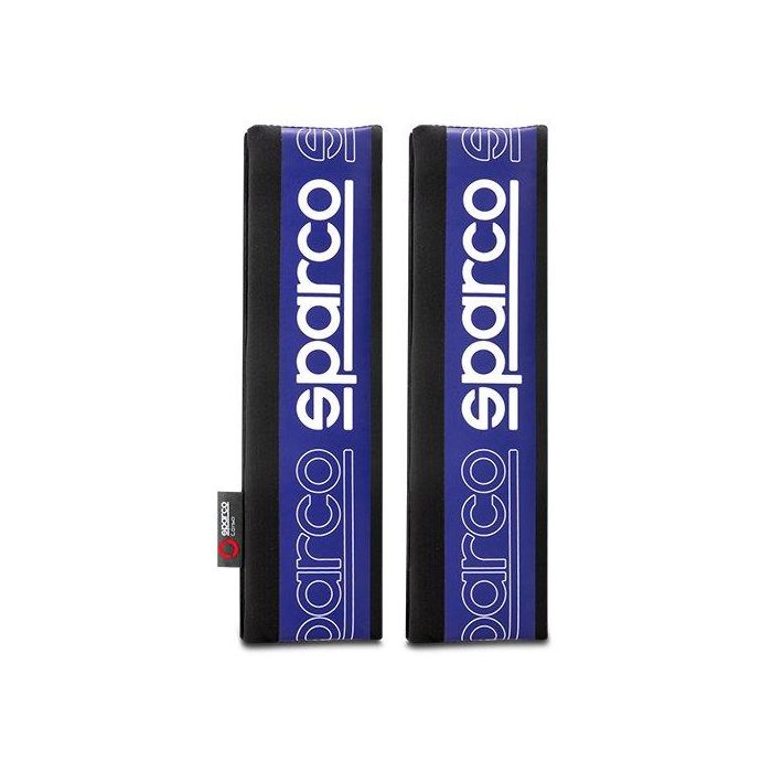 Sparco SPC1208BL Almohadillas de Cinturón Acolchadas, Set de 2, Azules y Negras, Confort Extra, Anti-rozaduras, Velcro Sparco SPC1208BL Almohadillas de Cinturón Acolchadas, Set de 2, Azules y Negras, Confort Extra, Anti-rozaduras, Velcro