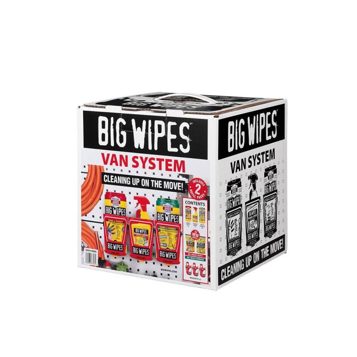 Big Wipes Kit limpieza van system - Incluye toallitas hd100, ms80, recambios y accesorios Big Wipes Kit limpieza van system - Incluye toallitas hd100, ms80, recambios y accesorios