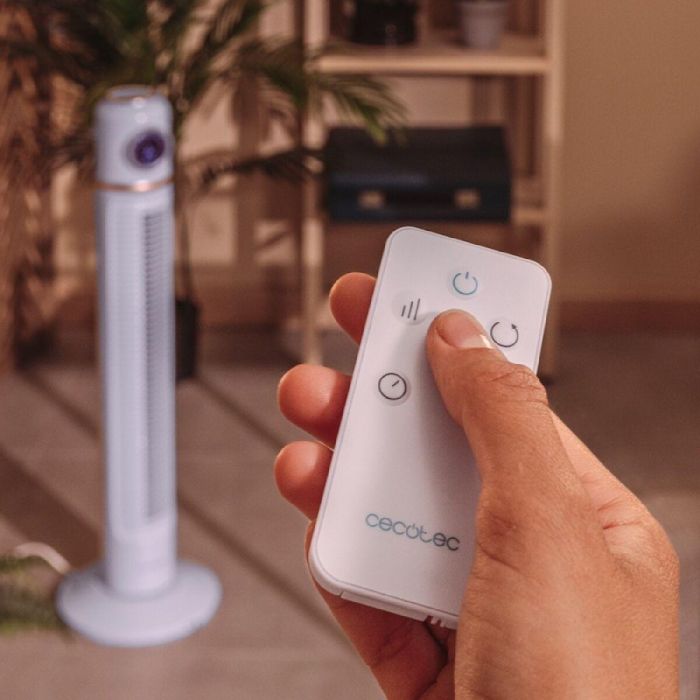 Ventilador Torre Cecotec EnergySilence 1090 Skyline Retro Smart Azul claro 40 W 2 Ventilador Torre Cecotec EnergySilence 1090 Skyline Retro Smart Azul claro 40 W 2