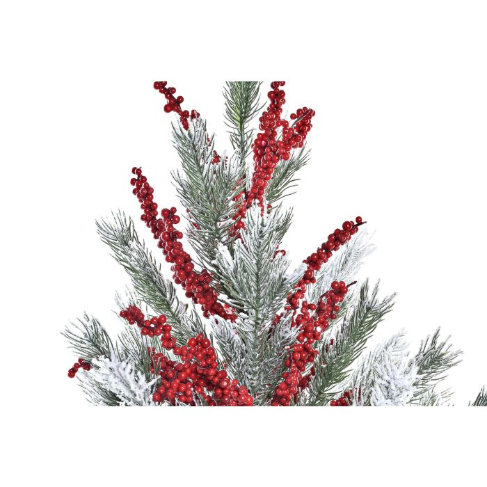 DKD Home Decor Árbol de Navidad Tradicional de Pvc Rojo Verde Natural, 35x70x35 cm (2 Unidades) 1 DKD Home Decor Árbol de Navidad Tradicional de Pvc Rojo Verde Natural, 35x70x35 cm (2 Unidades) 1