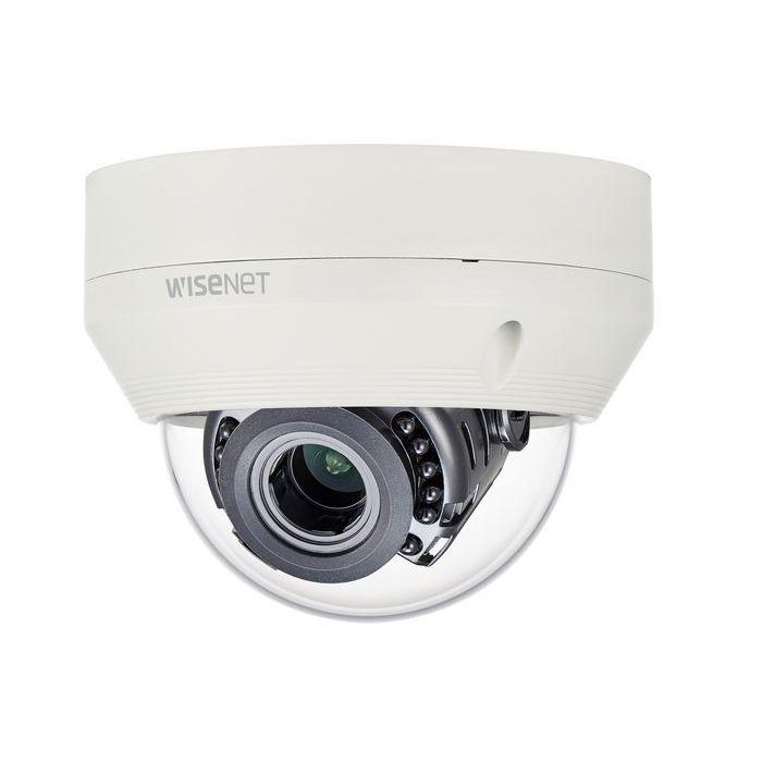 Hanwha Cámara minidomo AHD 4M 3-10mm antivandálico IR30 Full HD (4MP 30fps) IK10 IP66 Wisenet 1 Hanwha Cámara minidomo AHD 4M 3-10mm antivandálico IR30 Full HD (4MP 30fps) IK10 IP66 Wisenet 1