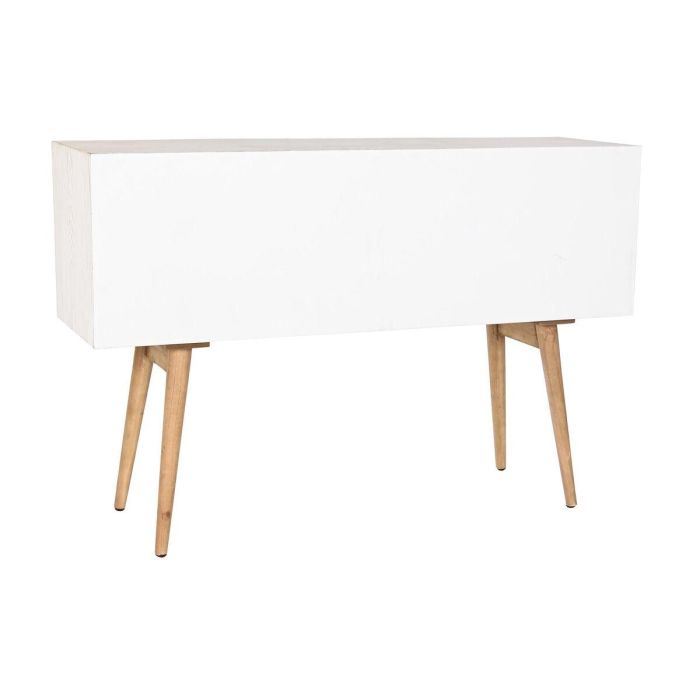 Aparador DKD Home Decor Abeto Algodón Blanco (120 x 35 x 80 cm) 1