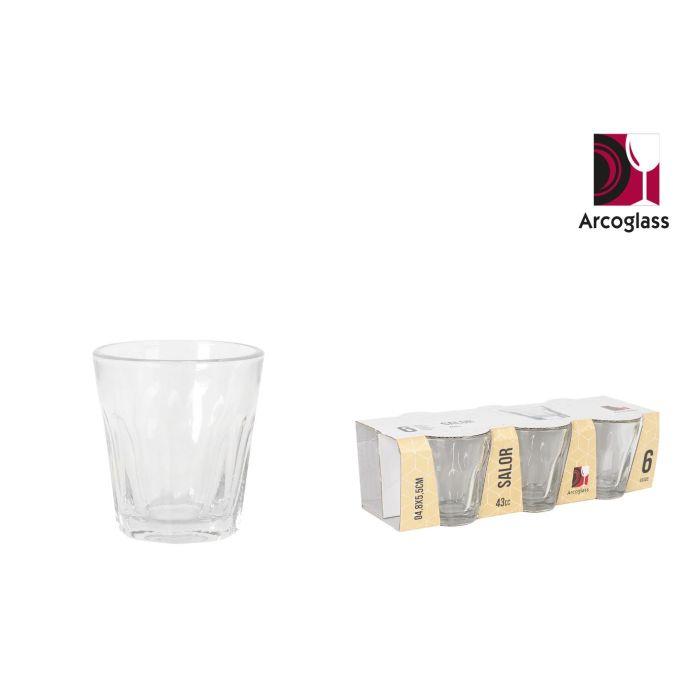 Set de 6 Vasos Chupito Salor 43 cc - La Mediterranea (12 Cajas) Set de 6 Vasos Chupito Salor 43 cc - La Mediterranea (12 Cajas)