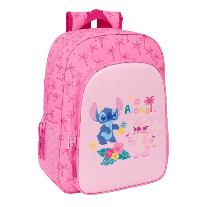 Mochila Escolar Lilo & Stitch Chill Rosa 33 x 42 x 14 cm 1 Mochila Escolar Lilo & Stitch Chill Rosa 33 x 42 x 14 cm 1