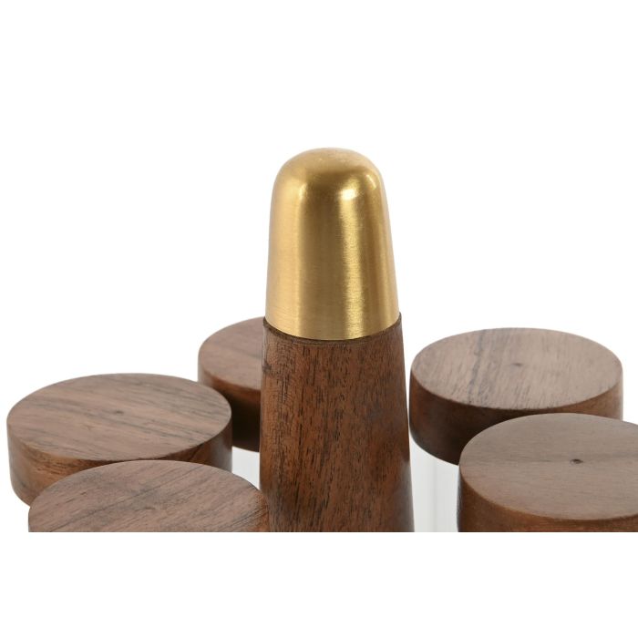 Especiero Basicos DKD Home Decor Natural Dorado 20.3 x 20 x 20.3 cm Set de 6 4 Especiero Basicos DKD Home Decor Natural Dorado 20.3 x 20 x 20.3 cm Set de 6 4