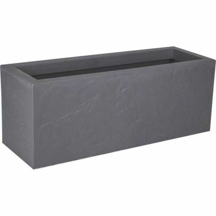 Eda AUC3086960253257 Jardinera Volcania'Up 57 L, imitación piedra, Gris Gralet, 79.5 x 29.5 x 29.5 cm 2 Eda AUC3086960253257 Jardinera Volcania'Up 57 L, imitación piedra, Gris Gralet, 79.5 x 29.5 x 29.5 cm 2