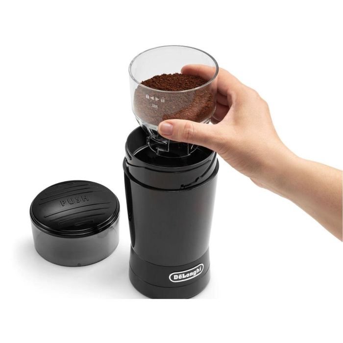 Delonghi Molinillo de Café KG200 - 170 W - Negro - 90 g de Granos 1 Delonghi Molinillo de Café KG200 - 170 W - Negro - 90 g de Granos 1
