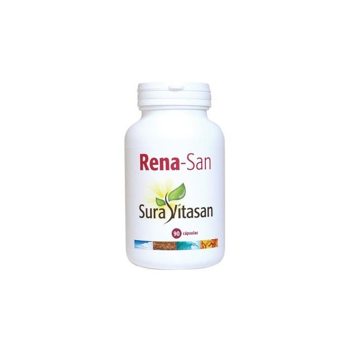 SURA VITASAN Rena-San 90 Cápsulas, Complemento Alimenticio con Arándano, Malvavisco y 15 Plantas para Equilibrio Sinérgico