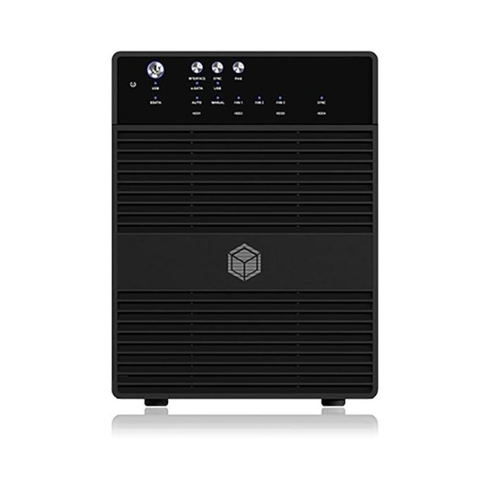 3.5 8cm SATA 4x SATA 3.5" zu 1x USB 3.0 + 1x eSATA. JBOD ICY BOX 2
