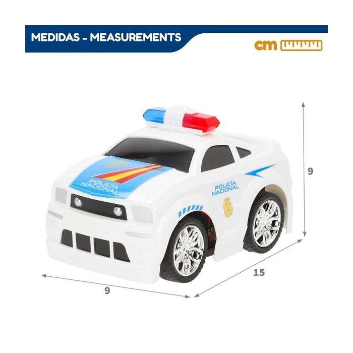 Coche radio control policia nacional 15 cm. velocidad 10-12 km hora. 3 Coche radio control policia nacional 15 cm. velocidad 10-12 km hora. 3