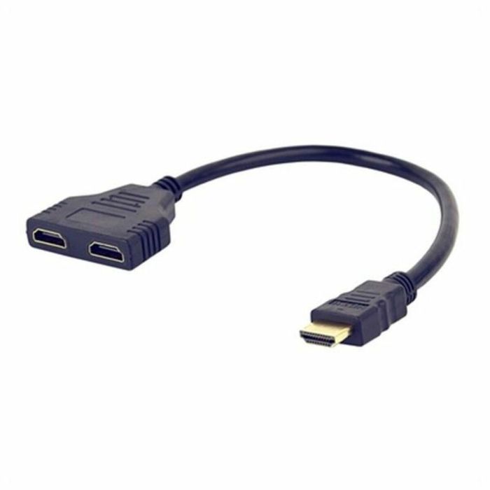 Gembird DSP-2PH4-04 Cable Splitter HDMI Tipo A Estándar Macho a 2x HDMI Tipo A Estándar Hembra Negro Gembird DSP-2PH4-04 Cable Splitter HDMI Tipo A Estándar Macho a 2x HDMI Tipo A Estándar Hembra Negro