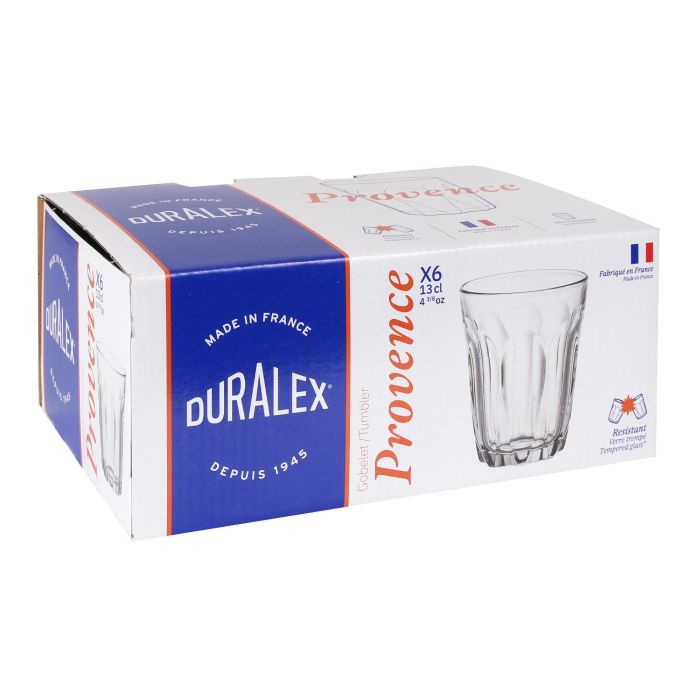 Duralex Set 6 Vasos Transparentes 13 cl Colección Provence (12 Cajas) 7