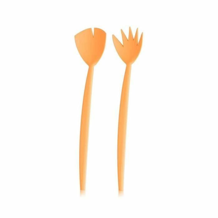 Bodum GOB0699965464592 - Juego de 2 Cuencos de 3 L y 4,9 L con Cubiertos para Ensalada - Color Bellini Naranja Topee 1