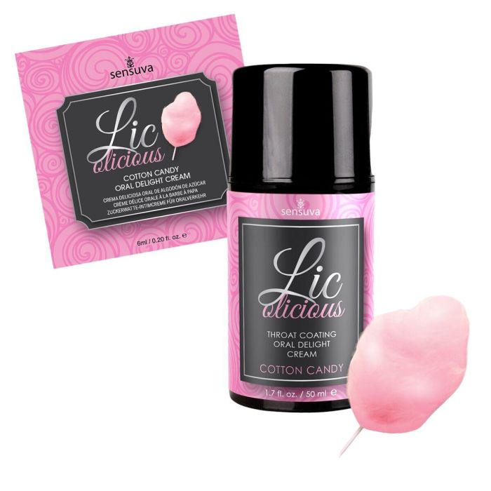 Lubricante con Sabor Sensuva Algodón de Azúcar 6 ml 1