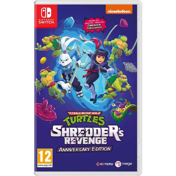 Tortugas Ninja 5060264379125 Shredder's Revenge Juego Nintendo Switch Edición Aniversario 12 Tortugas Ninja 5060264379125 Shredder's Revenge Juego Nintendo Switch Edición Aniversario 12