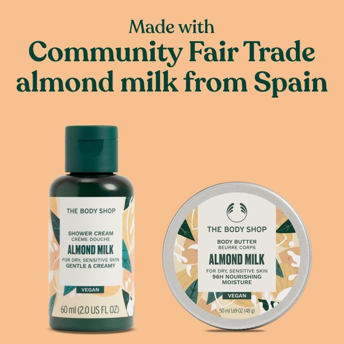 Set de Cosmética Mujer The Body Shop ALMOND MILK 2 Piezas 1