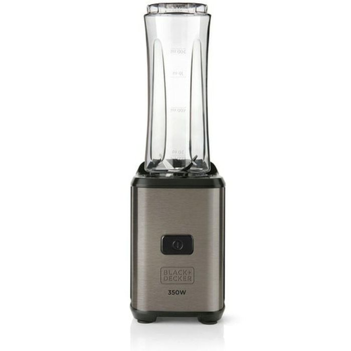 Batidora de Vaso Black & Decker Gris Transparente 300 W 600 ml