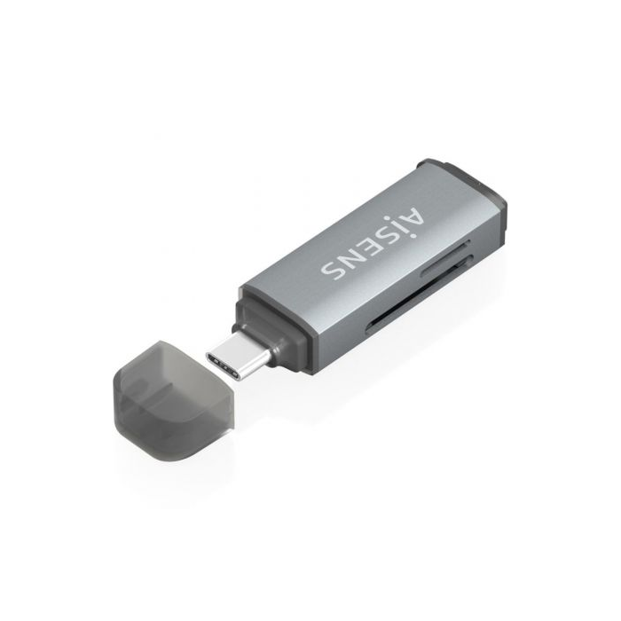 Lector de Tarjetas Externo Aisens ASCR-2A09-GR/ USB 3.1 0 Lector de Tarjetas Externo Aisens ASCR-2A09-GR/ USB 3.1 0