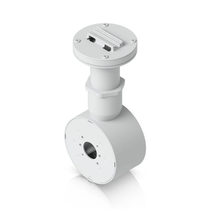 Ubiquiti Soporte Doble Antivandálico para 2 Cámaras UniFi Bullet, Dome o Turret, Aleación Aluminio, Policarbonato, Blanco, 1 1/2" NPS 10